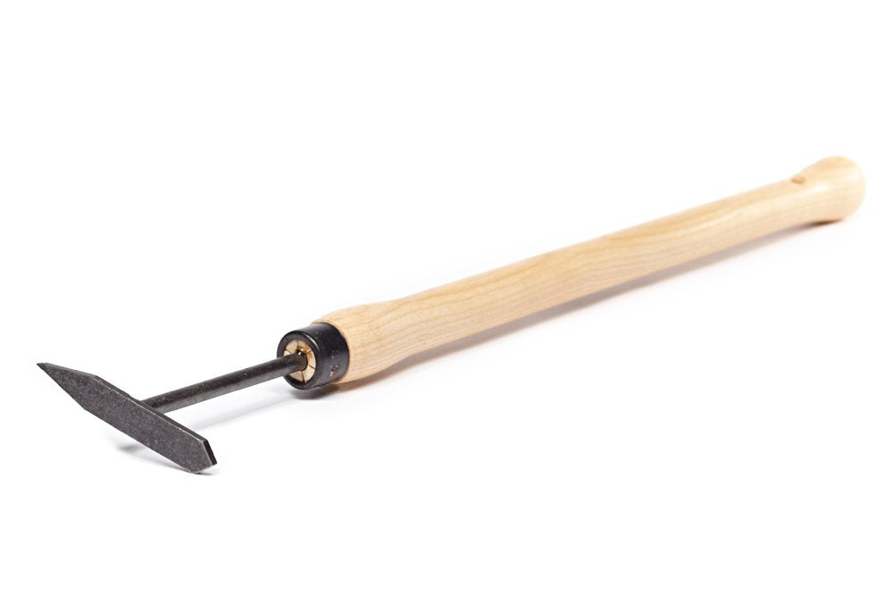 Unbekannt Fugenkratzer geschmiedet - mit strapazierfähigem, 48 cm Langen Eschen-Knopf-Stiel - Krumph