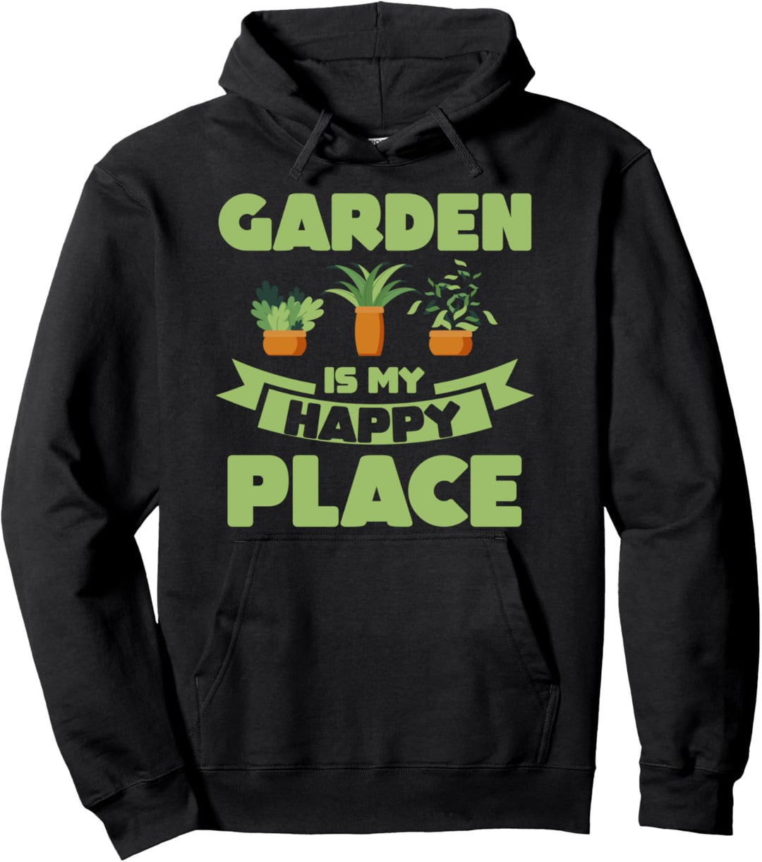 Garten ist mein glücklicher Ort Garten Pullover Hoodie