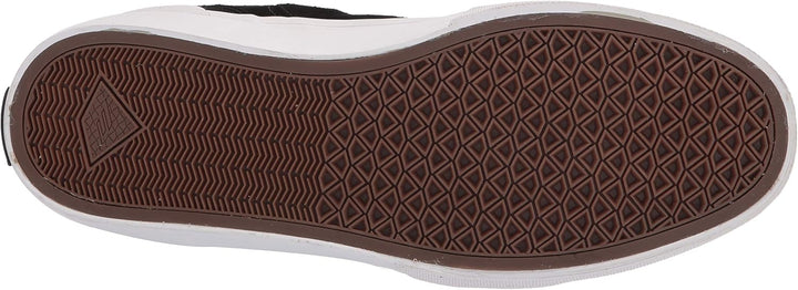 Emerica Herren Pillar Skate-Schuh 41 EU Schwarz Weiss Goldfarben, 41 EU Schwarz Wei&#xDF; Goldfarben