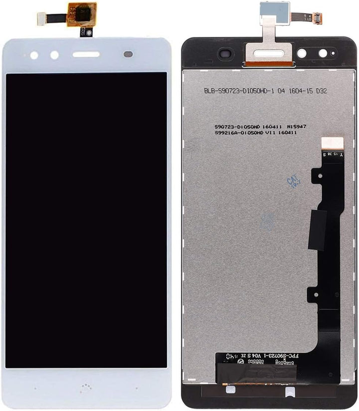 swark LCD Display Compatible with BQ Aquaris X5 Weisse (ohne Rahmen) Touchscreen Bildschirm Digitize