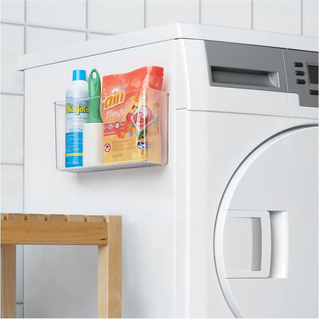 iDesign 66140EU Affixx Selbstklebender Küchen-Organizer, Starke Haftkraft, Rückstandslos zu entferne