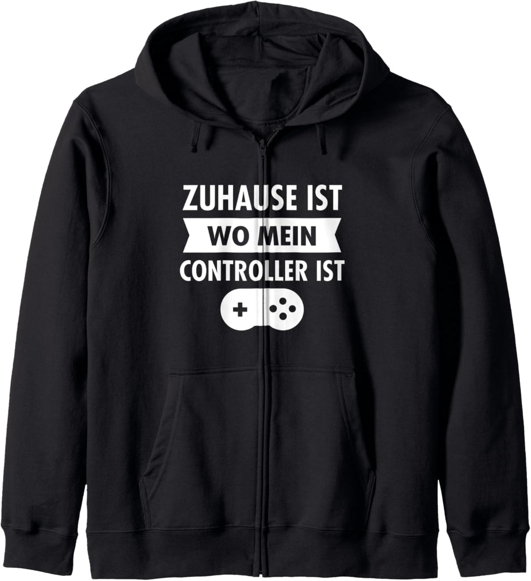 Zuhause Ist Wo Mein Controller Ist - Gamer Gaming Game Kapuzenjacke