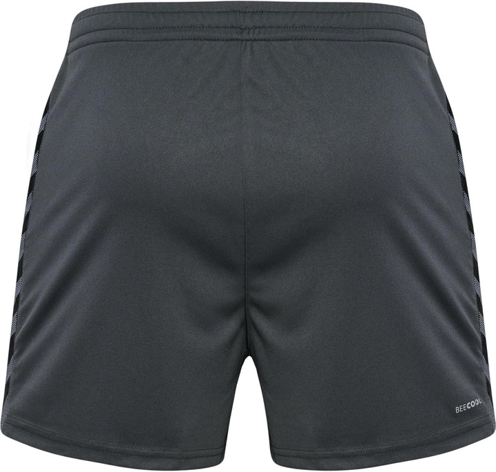 hummel Damen Shorts Hmlauthentic Pl Shorts Woman XS Asphalt, XS Asphalt