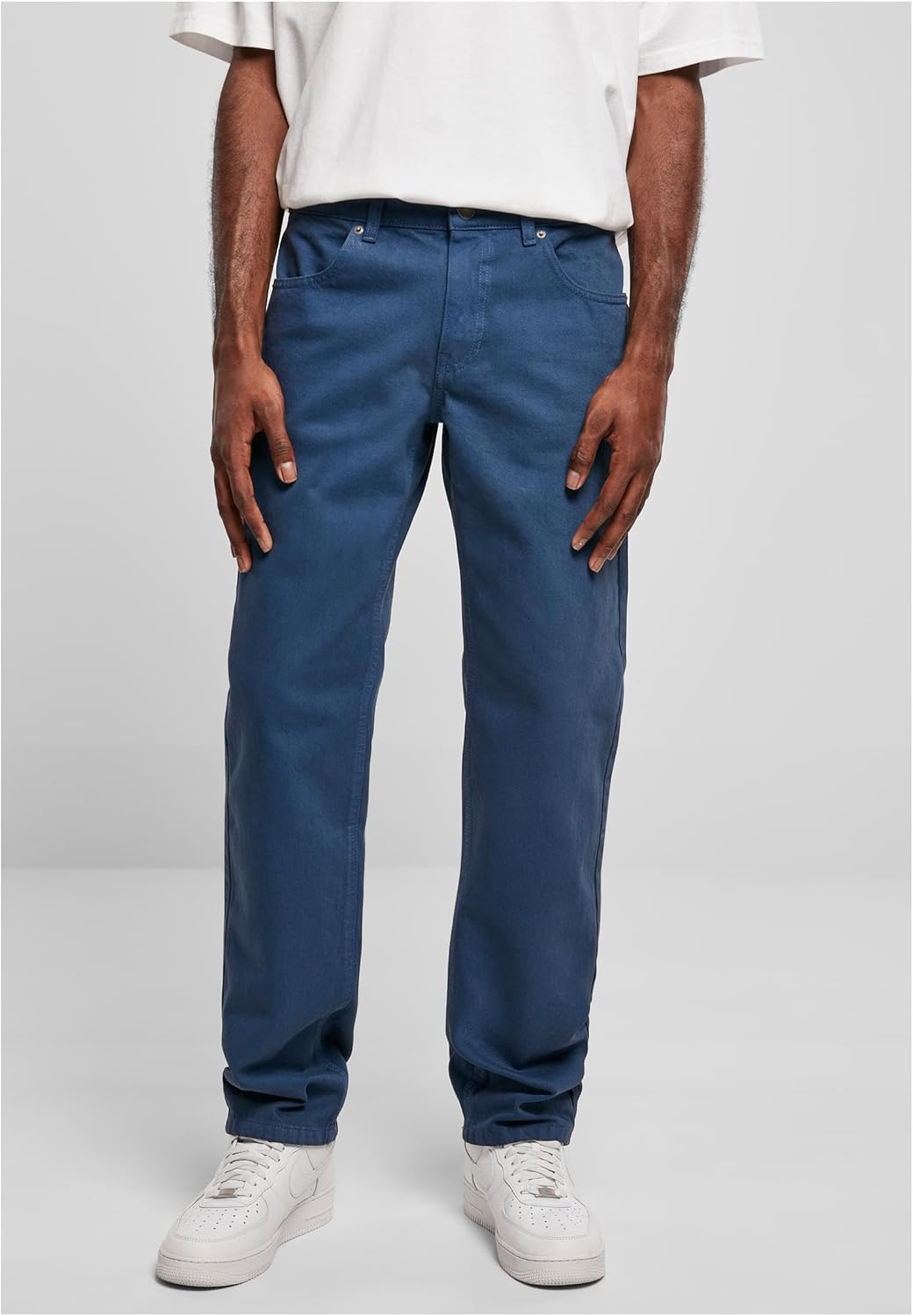 Urban Classics Herren Open Edge Loose Fit Jeans 30 Darkblue, 30 Darkblue