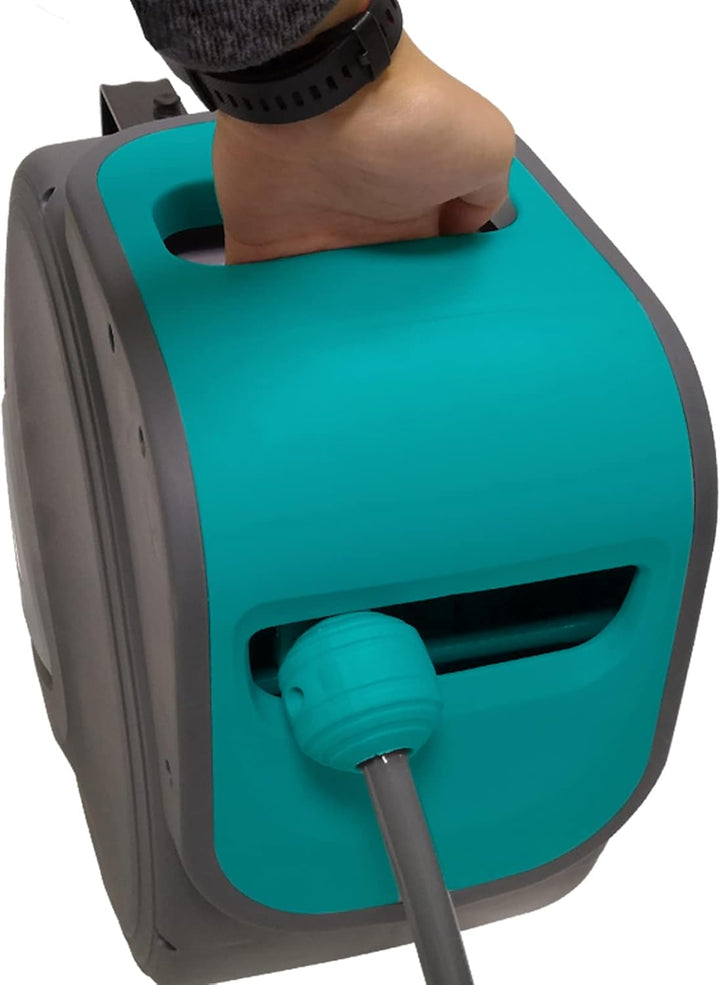 YUENFONG Druckluftschlauch 20m Luftschlauch Aufroller Automatisch 1/4'' Anschluss, Druckluft Schlauc