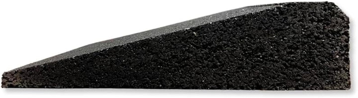 bepco Bordsteinkanten-Rampe aus Gummifasern (schwarz) - Auffahrrampe - Türschwellenrampe mit eingela