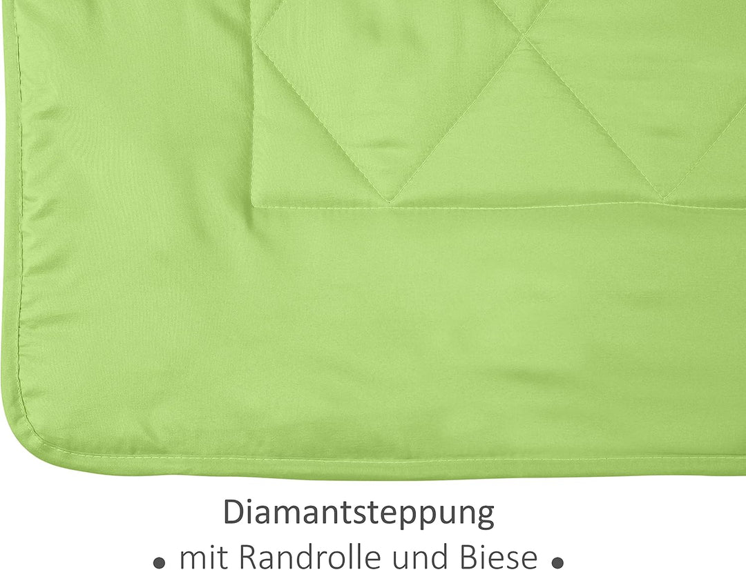 npluseins Sommerdecke 135x200 cm - dünne und leichte Bettdecke für den Sommer – Kühl schlafen – idea