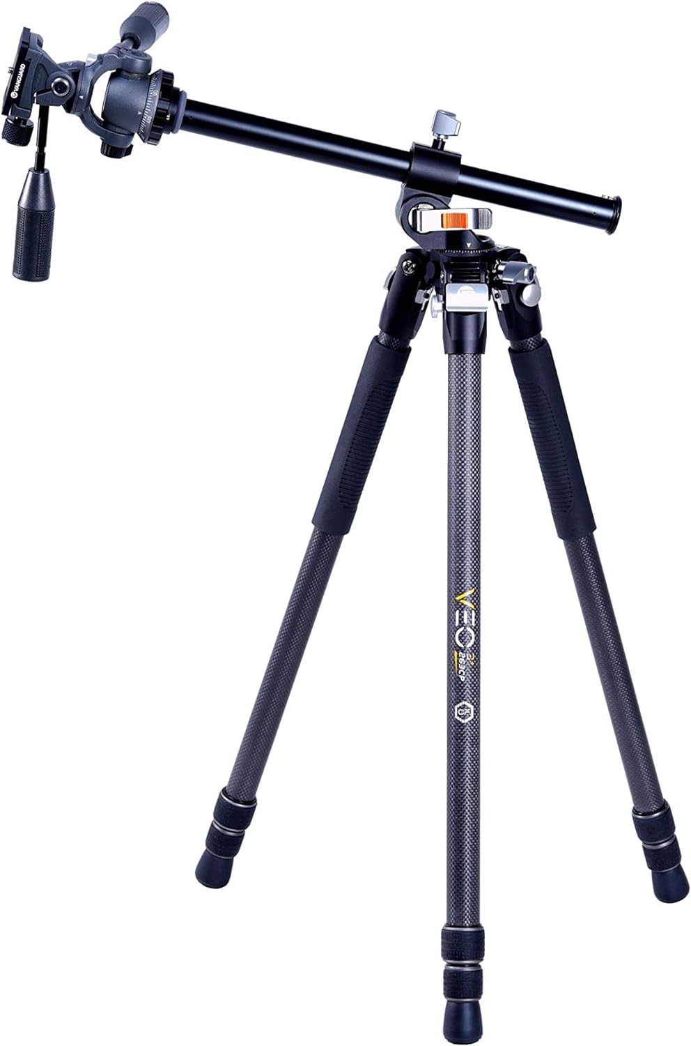 Vanguard VEO 3+ 263CP 263CP Vielseitiges Carbon Stativ - 3-Wege-Panhead, Schwarz