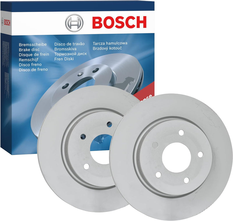 Bosch BD2441 Bremsscheiben - Hinterachse - ECE-R90 Zertifizierung - zwei Bremsscheiben pro Set