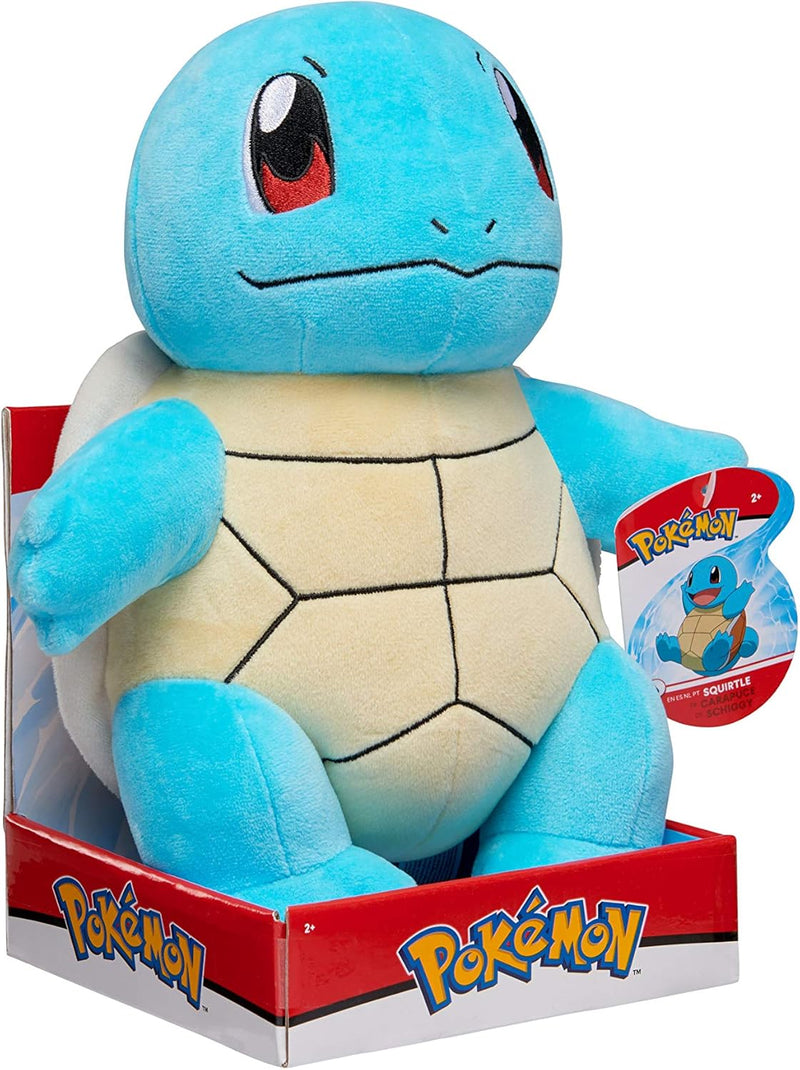 Pokemon Kuscheltier XXL Squirtle Schiggy 30 cm – Pokemon Plüschtier – Neue 2023 – Pokemon Plush - Of