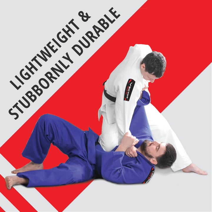 Vector Brazilian Jiu Jitsu (BJJ) Gi Kimono, vorgeschrumpft, geringes Gewicht, in Pearl-Weave gewebt,