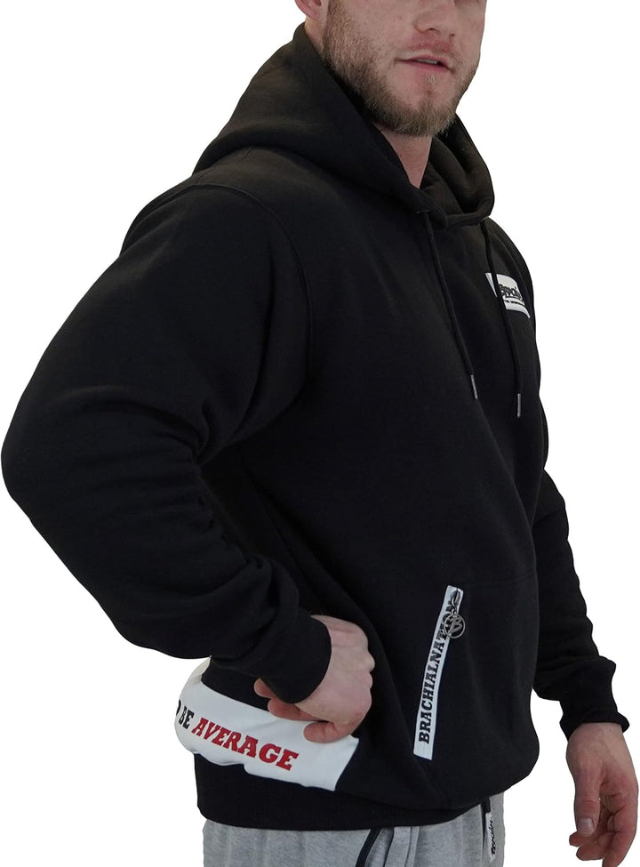 Brachial Premium Herren Kapuzenpullover Rude - Hoodie Sweatshirt Pullover mit Kapuze für Bodybuilder