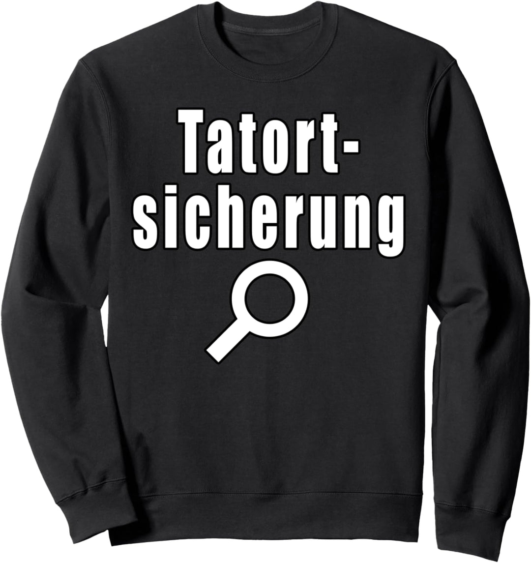 Tatortsicherung Polizei Polizist Karneval Kostüm Lustig Sweatshirt