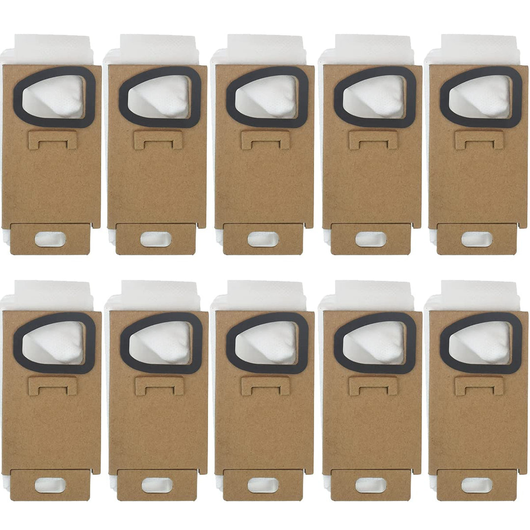 10 x Staubbeutel Ersatz für Xiaomi Roborock H7 H6 Staubsauger Zubehör Teile Weiss/Opulenter Garten,
