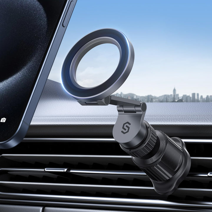 SYNCWIRE Handyhalterung Auto für MagSafe Autohalterung - Magnetische Handyhalter Auto [3D Lang-arm,