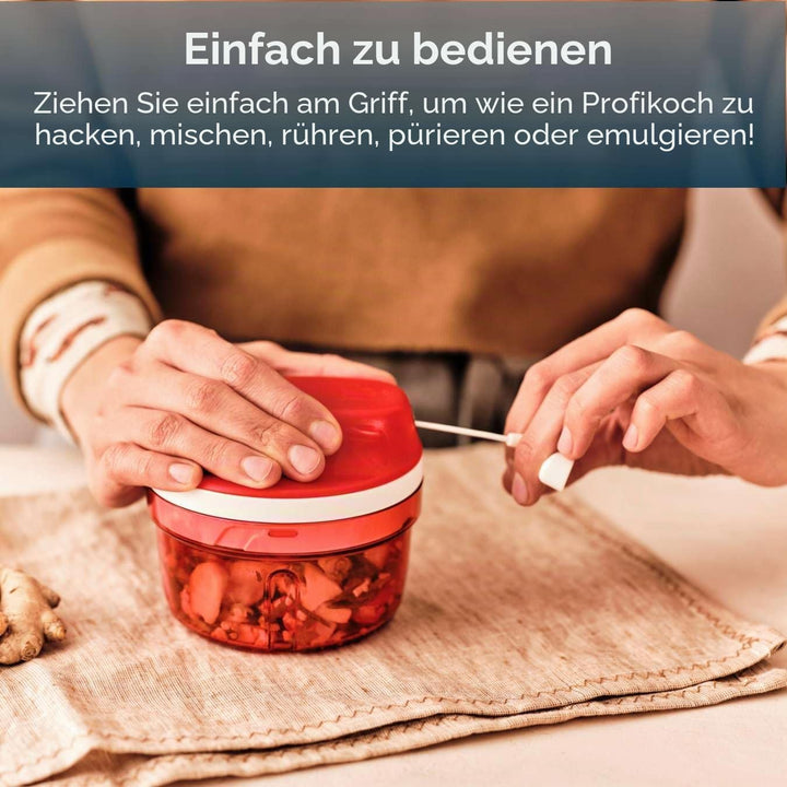 Tupperware SuperSonic Zerkleinerer Mini, 300 ml Fassungsvermögen, manuelle Küchenmaschine – Küchenhe