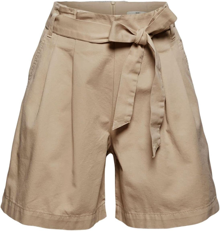 edc by ESPRIT Damen Shorts 041cc1c310, 270/Beige, 36