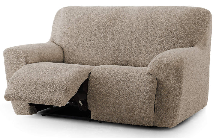 Sofabezug für Relax Spongy, anpassungsfähiger und flauschiger Stoff, Farbe 11, Dunkelbeige 11 - Dunk