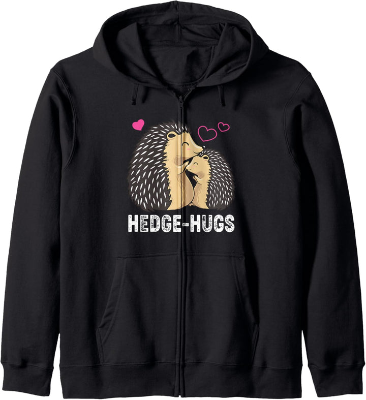 Süsses Igel Design für deinen Lieblingsmenschen Kapuzenjacke