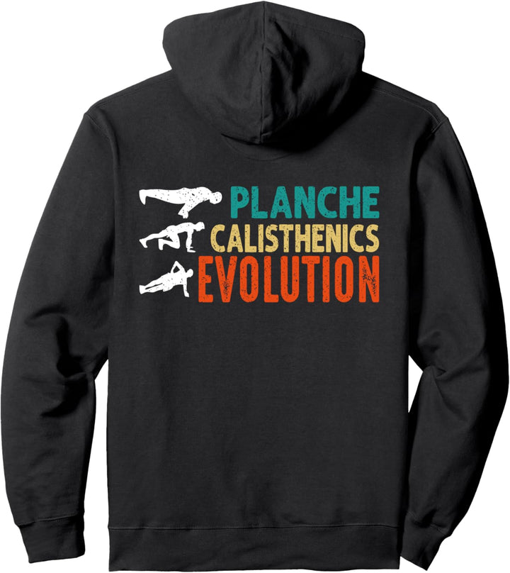 Planche Calisthenics Evolution Fitness Calisthenics Pullover Hoodie