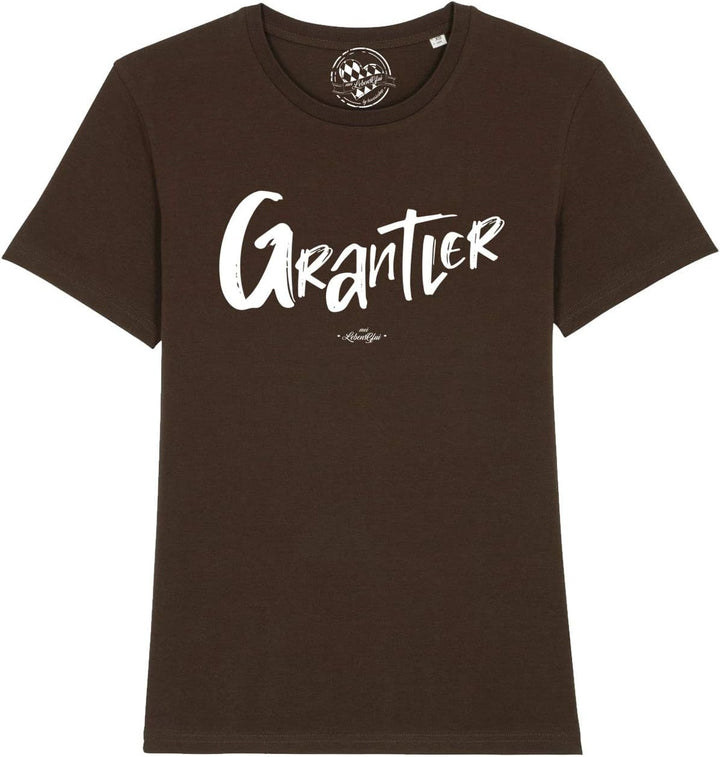 Bavariashop Bayerisches Herren T-Shirt Scheiss da nix XL Braun, XL Braun