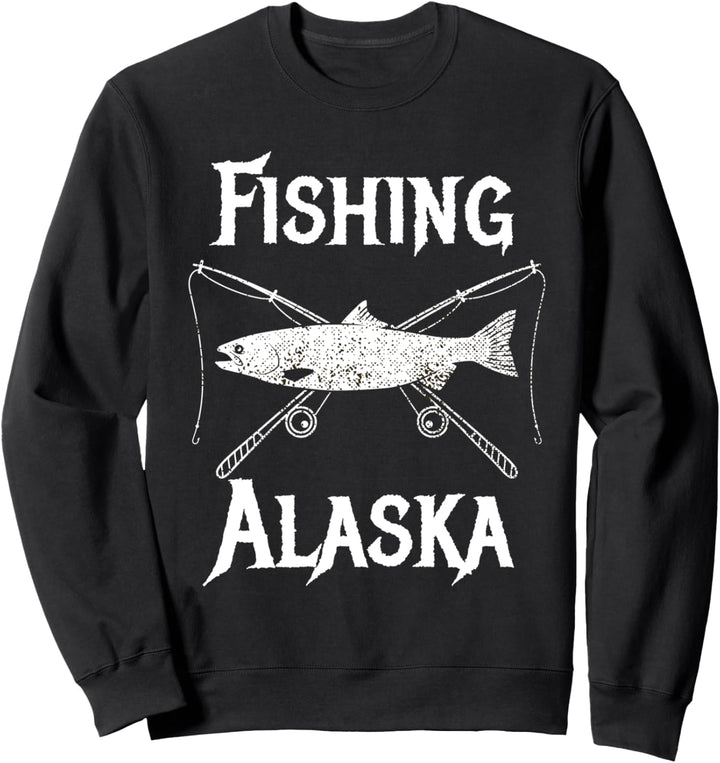 Alaskas beste Lachsfisch-Alaska-Souvenirs, die Alaska Sweatshirt