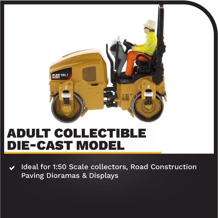 Caterpillar Diecast Masters 85593 Walze CB2.7, Massstab 1:50, ab 14 Jahren