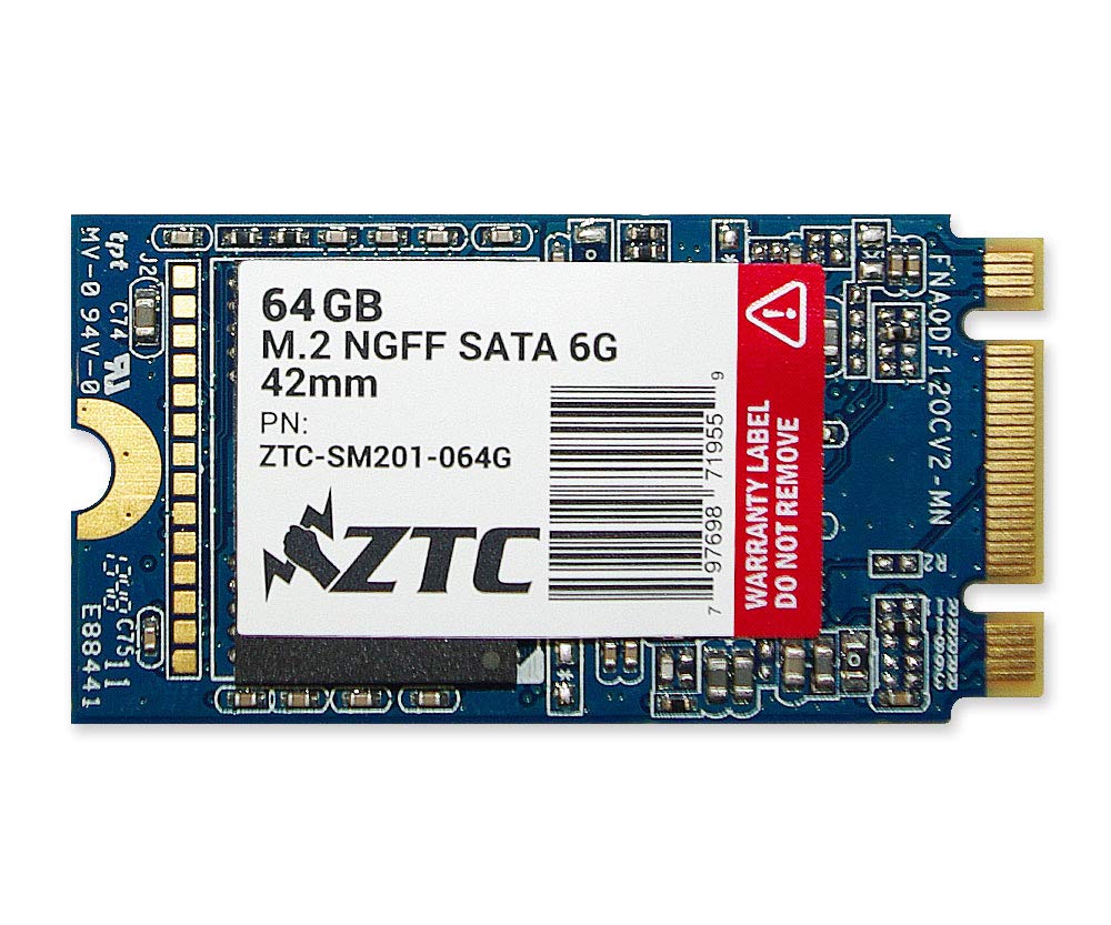 ZTC 64GB Rüstung 42mm m2 NGFF 6G SSD Solid State Disk-ZTC-SM201-064G