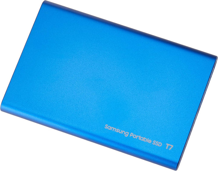 Samsung Portable SSD T7, 1 TB, USB 3.2 Gen.2, 1.050 MB/s Lesen, 1.000 MB/s Schreiben, Externe SSD Fe