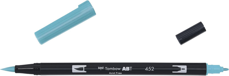 Tombow ABT-18P-2 Fasermaler Dual Brush Stift mit zwei Spitzen, 18er Set, Sekundärfarben 18er-Set Sek