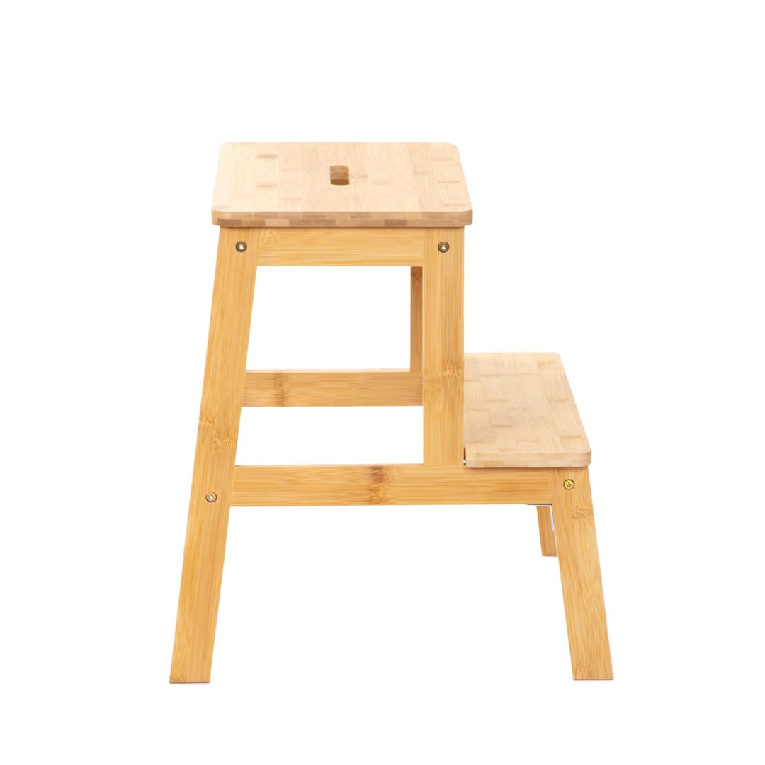 HOMLA Passo Bambus-Tritthocker Natur 42,7x40x49,6 cm