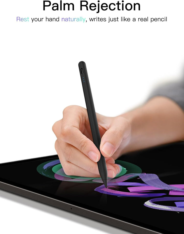 KEEPRO Stift für ipad 2018-2025, Schnellladefunktion, Palm-Ablehnung, Pencil für iPad A16/11/10/9/8/