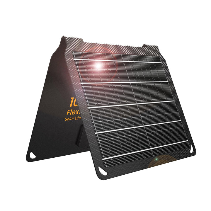 FlexSolar 10W Kleines Faltbar Solar Ladegerät mit 5V/2A USB-A Port,IP67 Wasserdicht ETFE Solar Ladeg