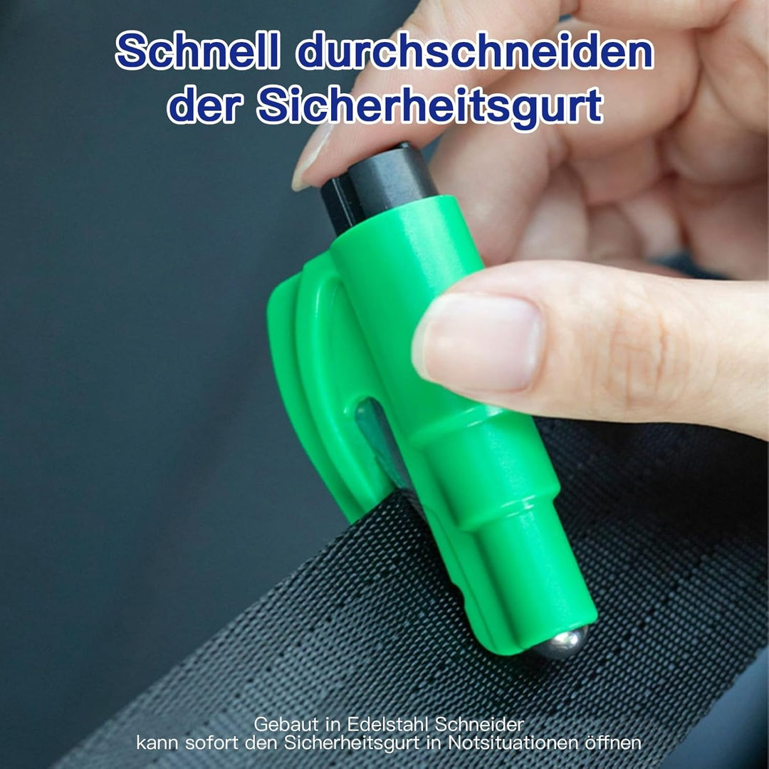 20 Stück Gurtschneider Notfallhammer, Notfallhammer Auto Mit Gurtschneider, Tragbar und einfach zu b