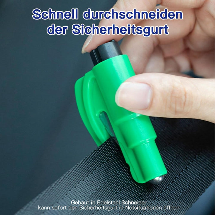 20 Stück Gurtschneider Notfallhammer, Notfallhammer Auto Mit Gurtschneider, Tragbar und einfach zu b