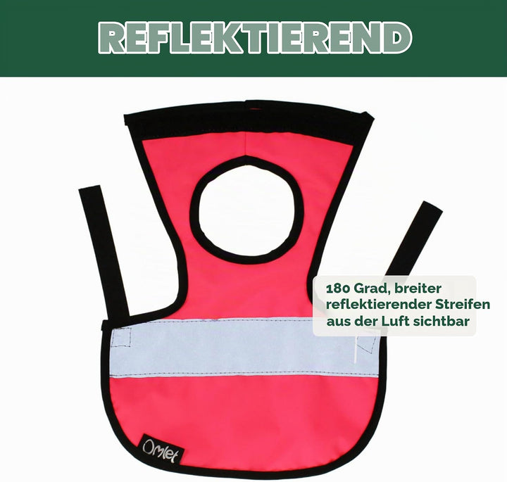 Omlet Warnweste für Hühner - Pink