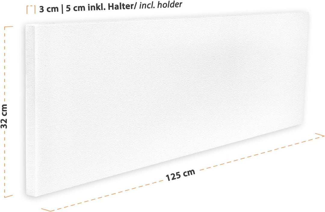 330W 125x32cm Elektroheizkörper Infrarot Heizstrahler Wandheizung f. Badezimmer 330W - 125x32 cm, 33