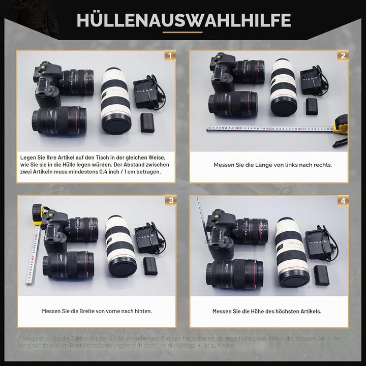 Lykus HC-4031 Wasserdicht Koffer mit anpassbar Rasterschaumstoff, Innengrösse 39,5x29,5x24 cm, Geeig