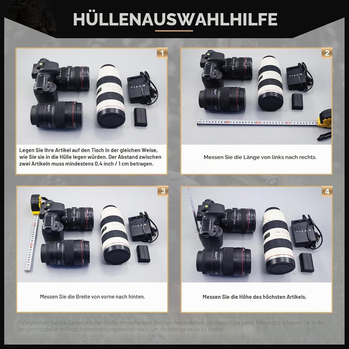 Lykus HC-4011 Wasserdicht Koffer mit anpassbar Rasterschaumstoff, Innengrösse 39,5x29,5x13 cm, Geeig