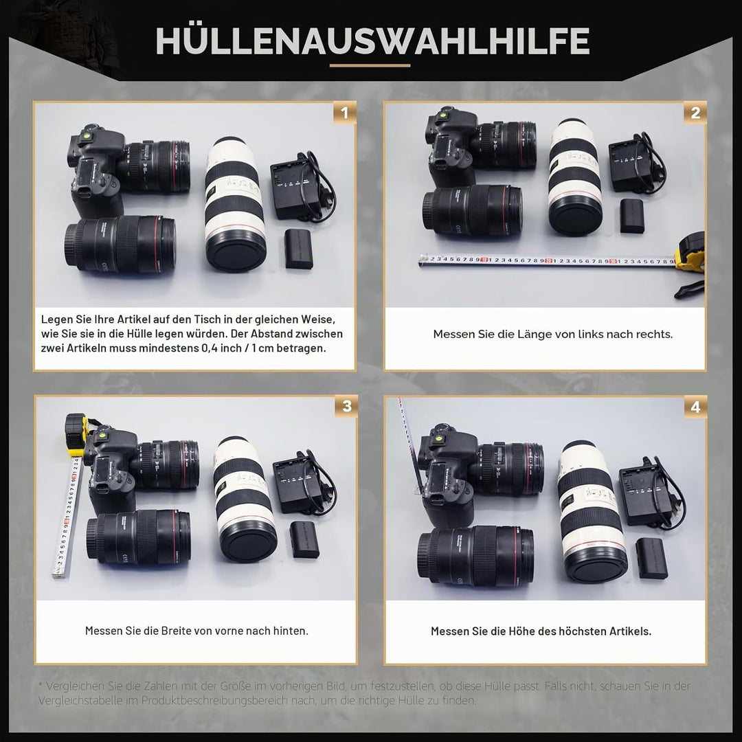 Lykus HC-5030 Wasserdicht Koffer mit anpassbar Rasterschaumstoff, Innengrösse 50x40x21 cm, Geeignet