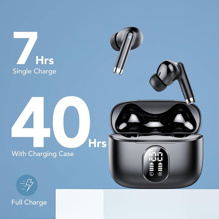 QXQ Bluetooth Kopfhörer, 2026 Neue Kopfhörer Kabellos Sport In Ear Bluetooth 5.4 Headphones mit 4 Mi