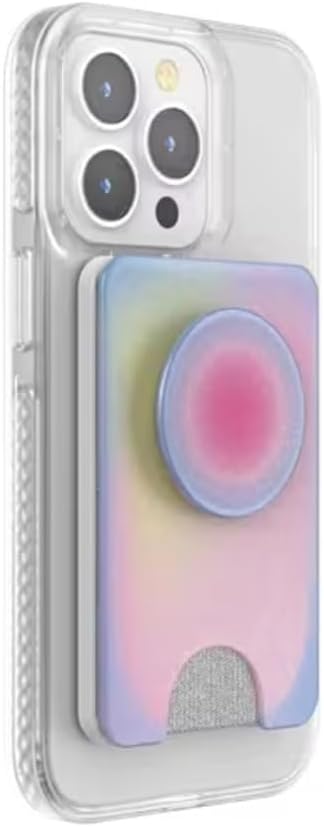 PopSockets: PopWallet+ für MagSafe - Inklusive Adapterring für MagSafe - Kartenhalter mit integriert