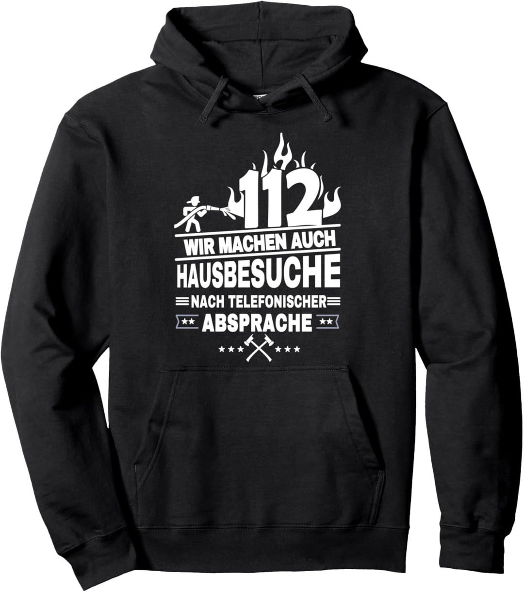 Evolution Freiwillig 112 Wir machen auch Hausbesuche Pullover Hoodie