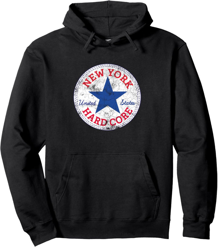New York HARD CORE NYHC USA Vegan Straight Edge Street Wear Pullover Hoodie