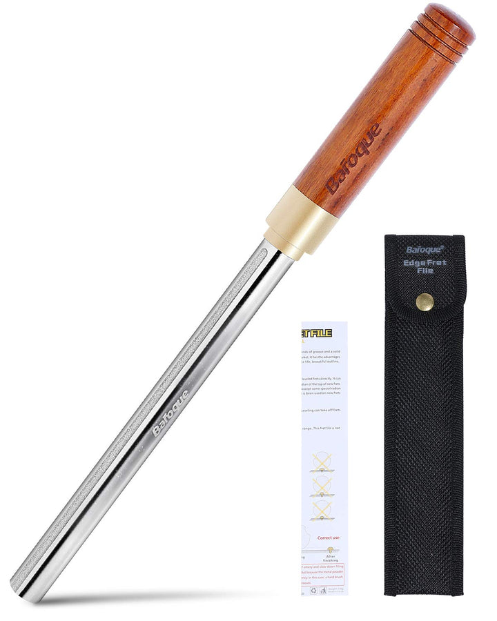 Baroque Bund Feile Gitarre, Bundfeile für Gitarre Diamant, Gitarren Fret File, Verbesserte 3. Genera