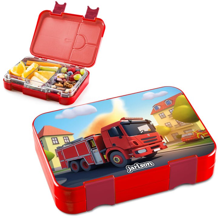 Jarlson® Brotdose Kinder mit Fächern - TONI Lunchbox - Bento Box auslaufsicher – Jausenbox für Kinde
