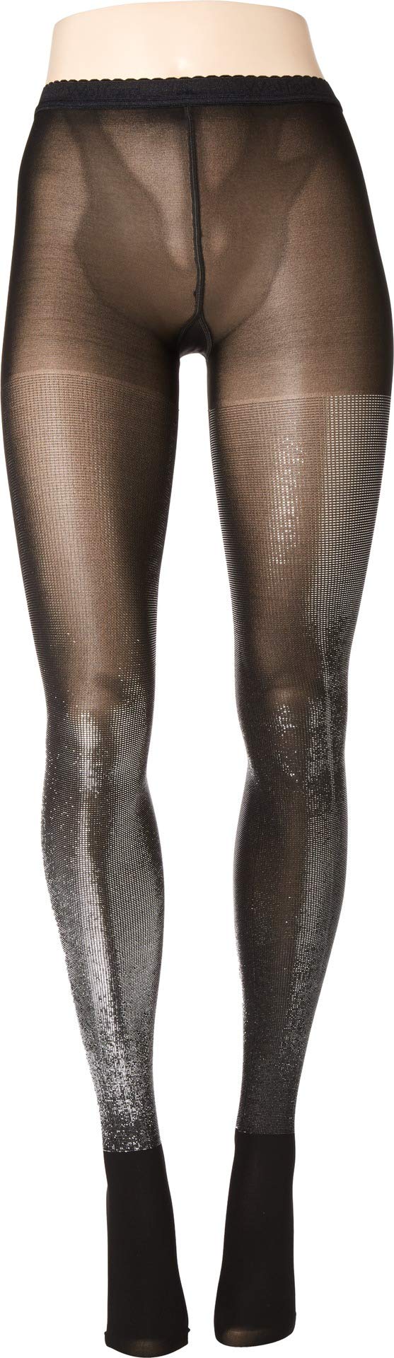 Wolford Damen Wilma Tights black/silver metallic M