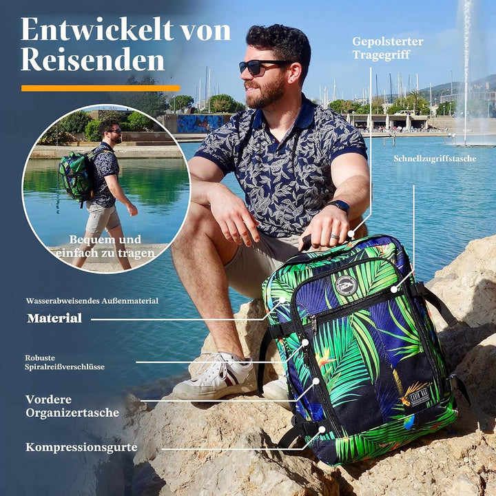 Cabin Max 30L Metz Rucksack - Handgepäck 45 x 36 x 20 cm, mittelgrosser Handgepäckrucksack für Easyj