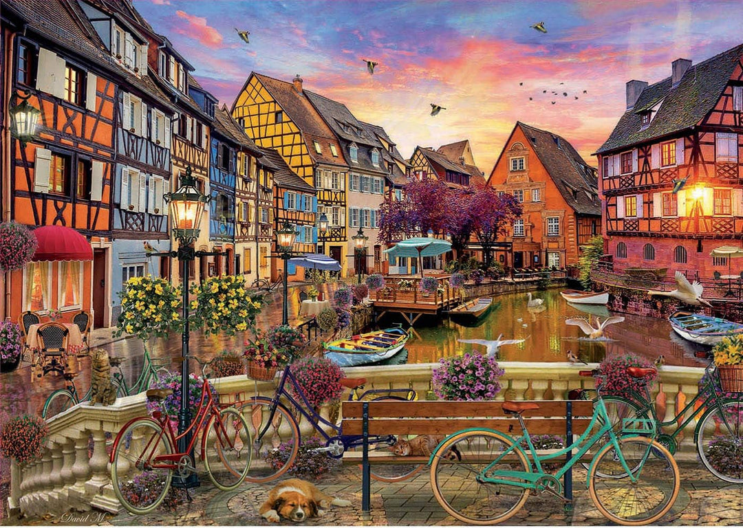 Educa 19051, Colmar, 3000 Teile Puzzle für Erwachsene und Kinder ab 14 Jahren, Frankreich, Elsass