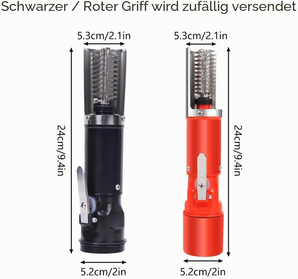 NadineDutol 120W Fischschupper Elektrisch Edelstahl Elektrischer Fischschupper Entferner Automatisch